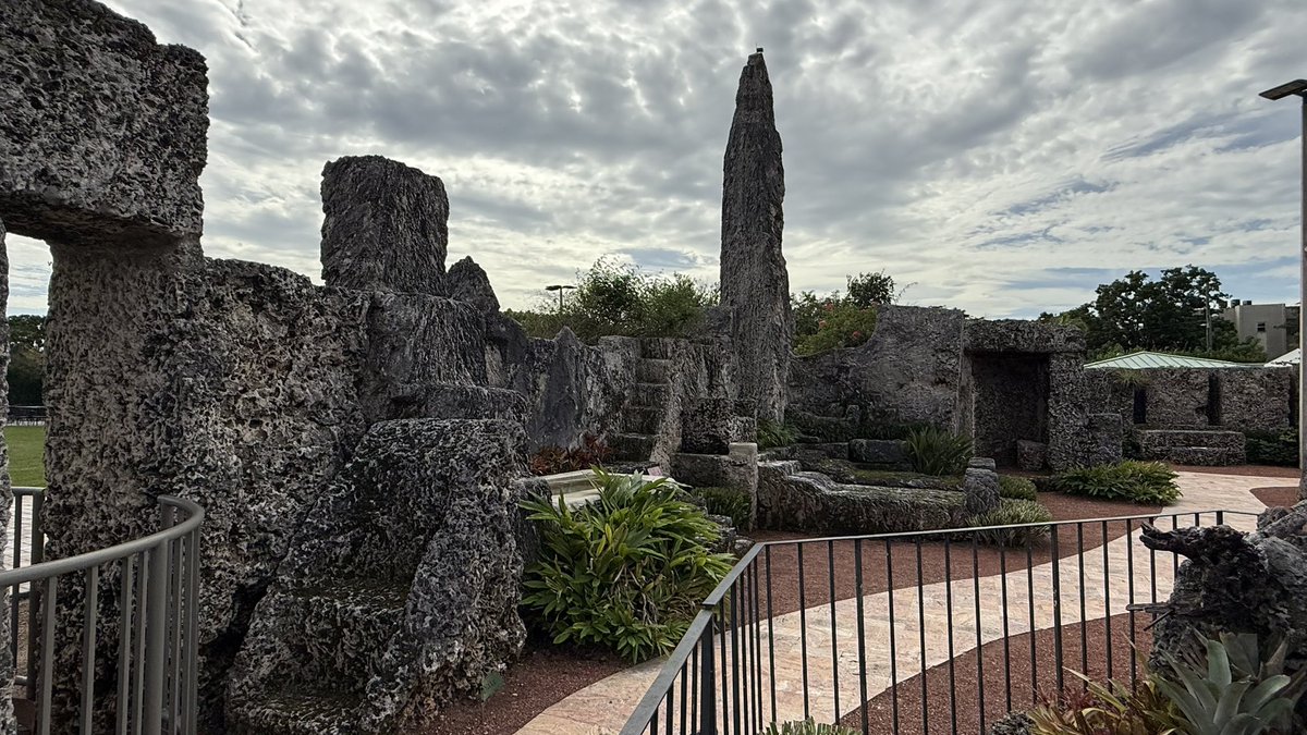 OccultFriends's tweet photo. The Occult Rejects at Coral Castle Florida. @headless_giant @greypilledpod @MarxRobby @EthanIndigo @WukongReborn #CoralCastle #occultscience #occult https://t.co/QclpqKCeMg