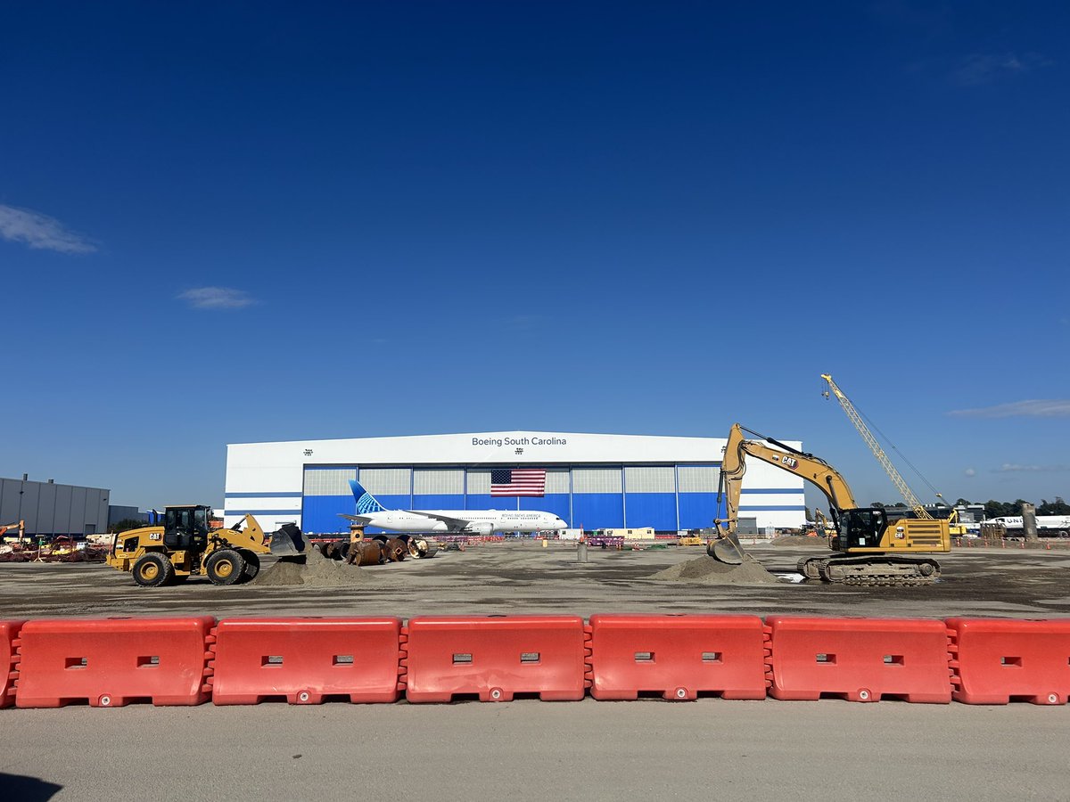 Boeing broke ground today on a $1 billion expansion of its South Carolina campus, where it will increase production of the 787 Dreamliner

Boeing moved 787 production from Everett, Wa in 2021