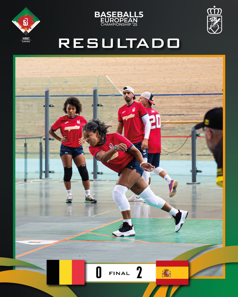 A SEMIFINALES 🏆💪🏼

La selección española absoluta de Baseball5 ha conseguido hoy el pase directo a semifinales tras batir a Bélgica por 2 a 0 👏🏼

Mañana lucharemos para estar en la gran final enfrentándose a Lituania, anfitriona, a partir de las 11. La gran final,a las 15.30 🥇