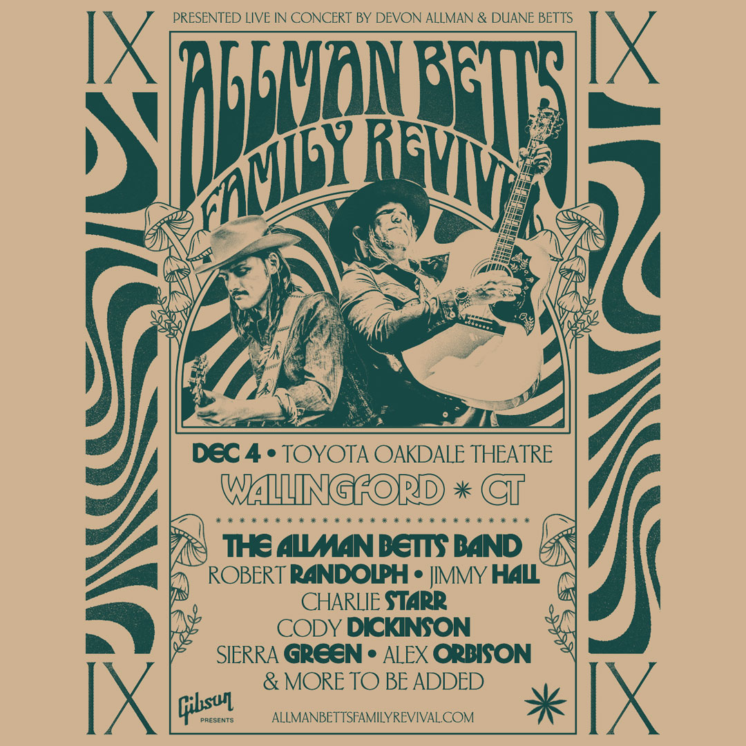 The Allman Betts Family Revival is coming to Toyota <a href="/OakdaleTheatre/">Toyota Oakdale Theatre</a> on Thursday, December 4th. Tickets on sale at livenation.com

Listen to Mike Lapitino at 5:30 to win tickets. Be the ninth caller and correctly Guess That Riff to win!