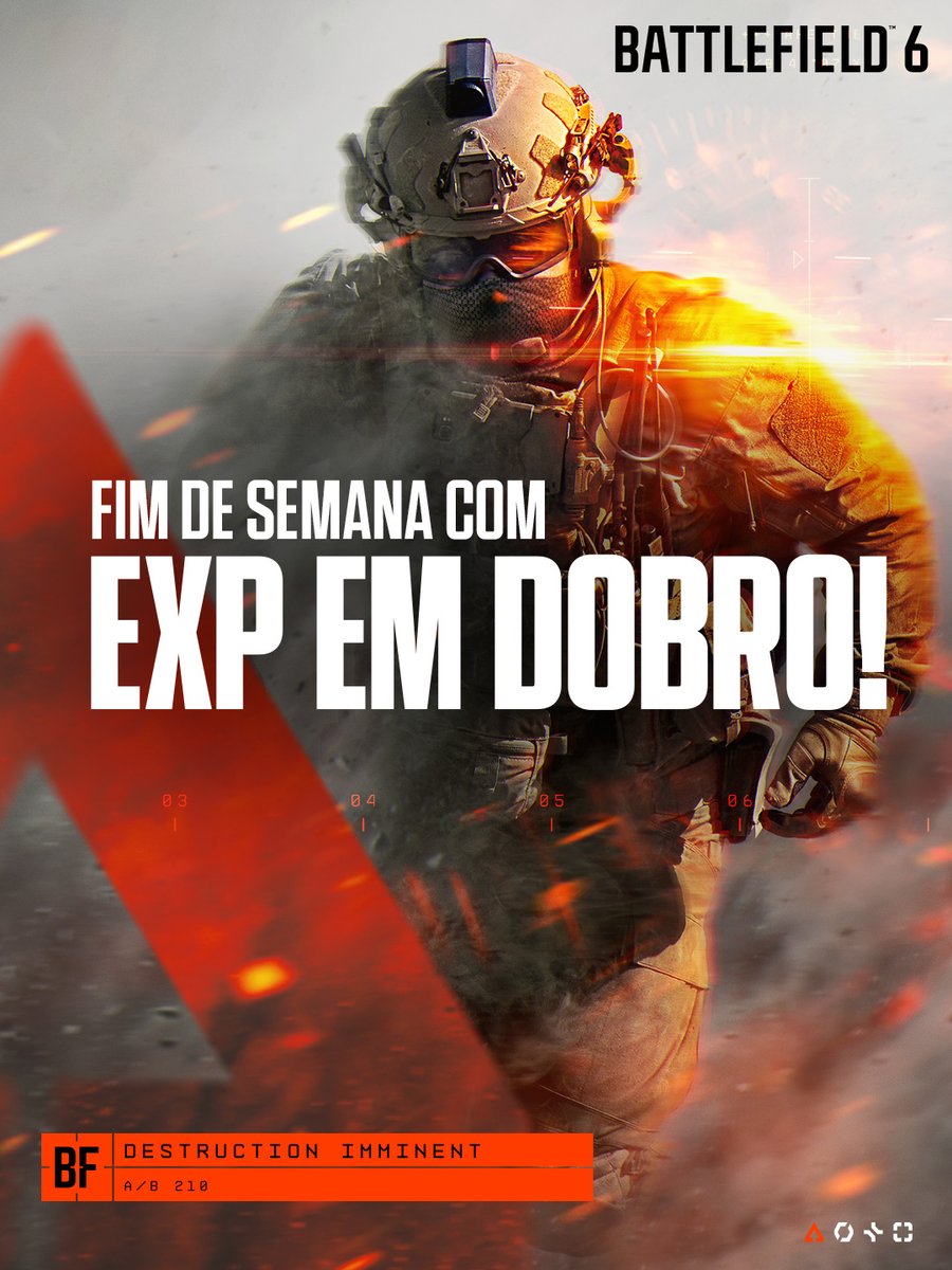 A linha de frente te dará EXP em dobro neste fim de semana. 

Forme o seu pelotão e busque a glória 💥
