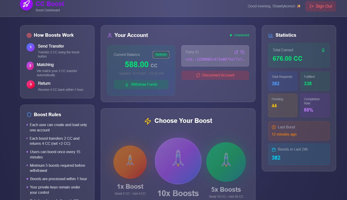 shawtyisfine1's tweet photo. less than 24hours and this have been my earning on cc boost.
I try to stay active on the site, this is the best way to earn cc for free and the price of being early .
Thank you @CantonNetwork
#ccboost #cantonthreads https://t.co/EZ3JdPDnkS