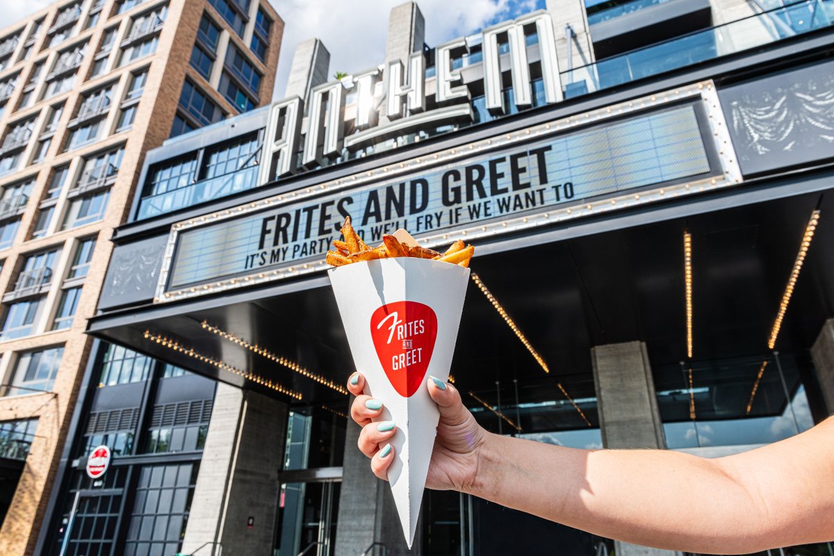 TheAnthemDC's tweet image. Hungry before or after your Anthem visit? Pop by Frites and Greet! This Fall/Winter, Frites and Greet will be open on Fridays 4:00 - 8:00 PM, Saturdays, 3:00 - 7:00 PM, on Anthem show nights starting at 5:00 PM, and post-show for these upcoming shows: