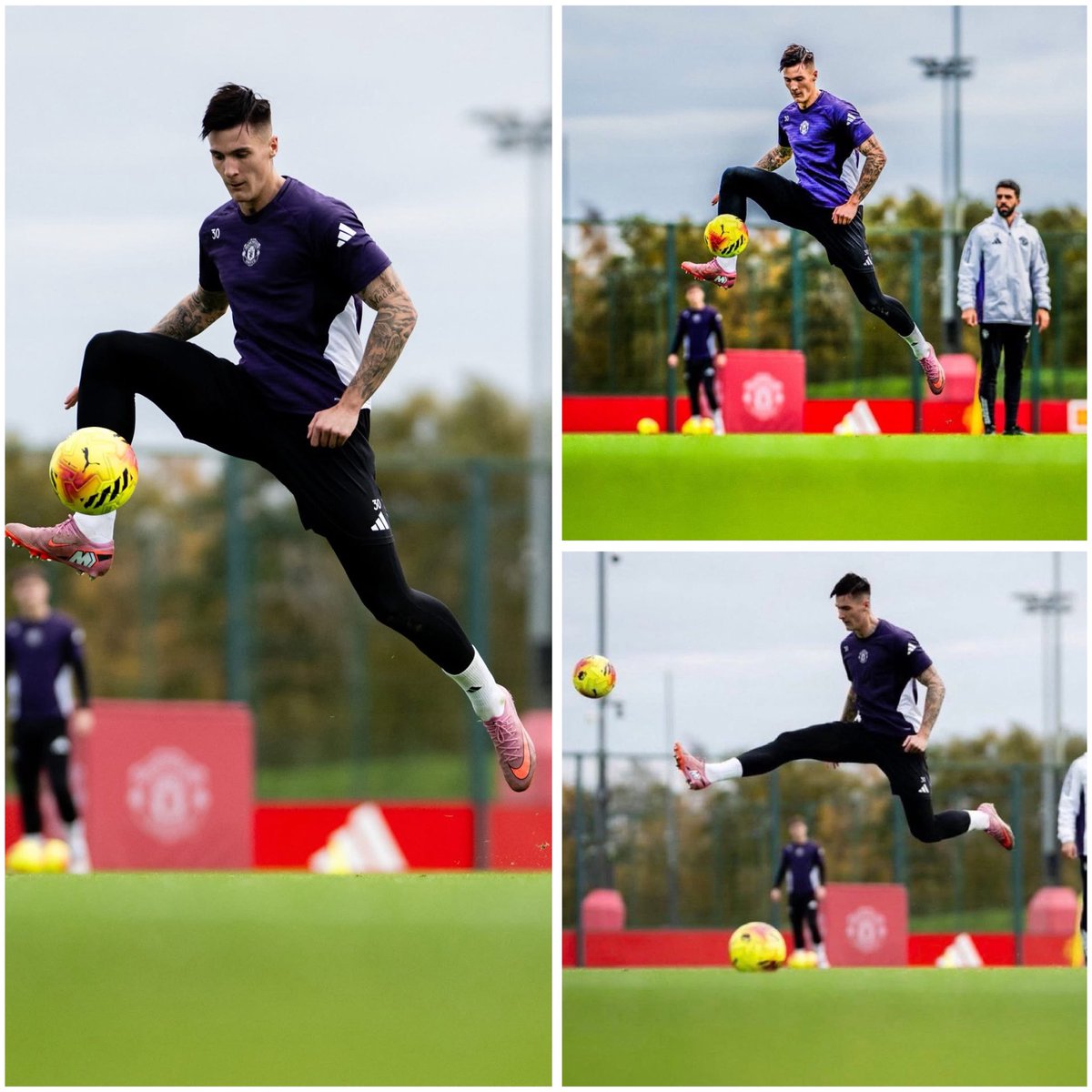 😂🙆🏻‍♀️ So the rumors are true. Benjamin Sesko really does his training sessions mid-air! The man spends more time floating than running. Gravity clearly took a day off when he was born. 🛫⚽