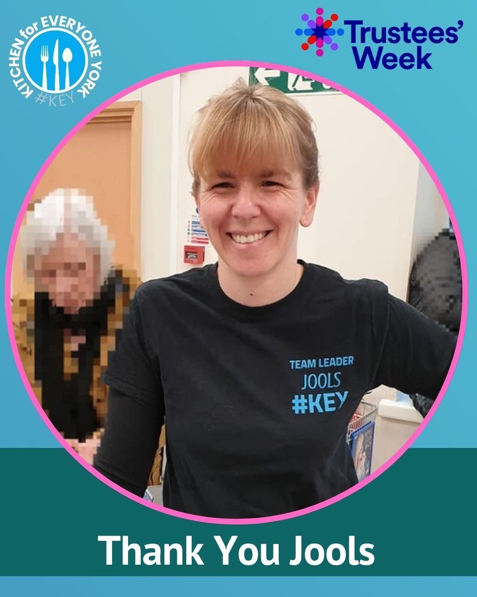 It's Thank You Friday and it's Trustee Week so this evening we want to say a huge thank you to our fabulous Trustees who do an incredible amount of work behind the scenes.

Meet the Trustees - Chair of Trustees Jools 

#TrusteesWeek #kitchenforeveryone #key #yorkcharity