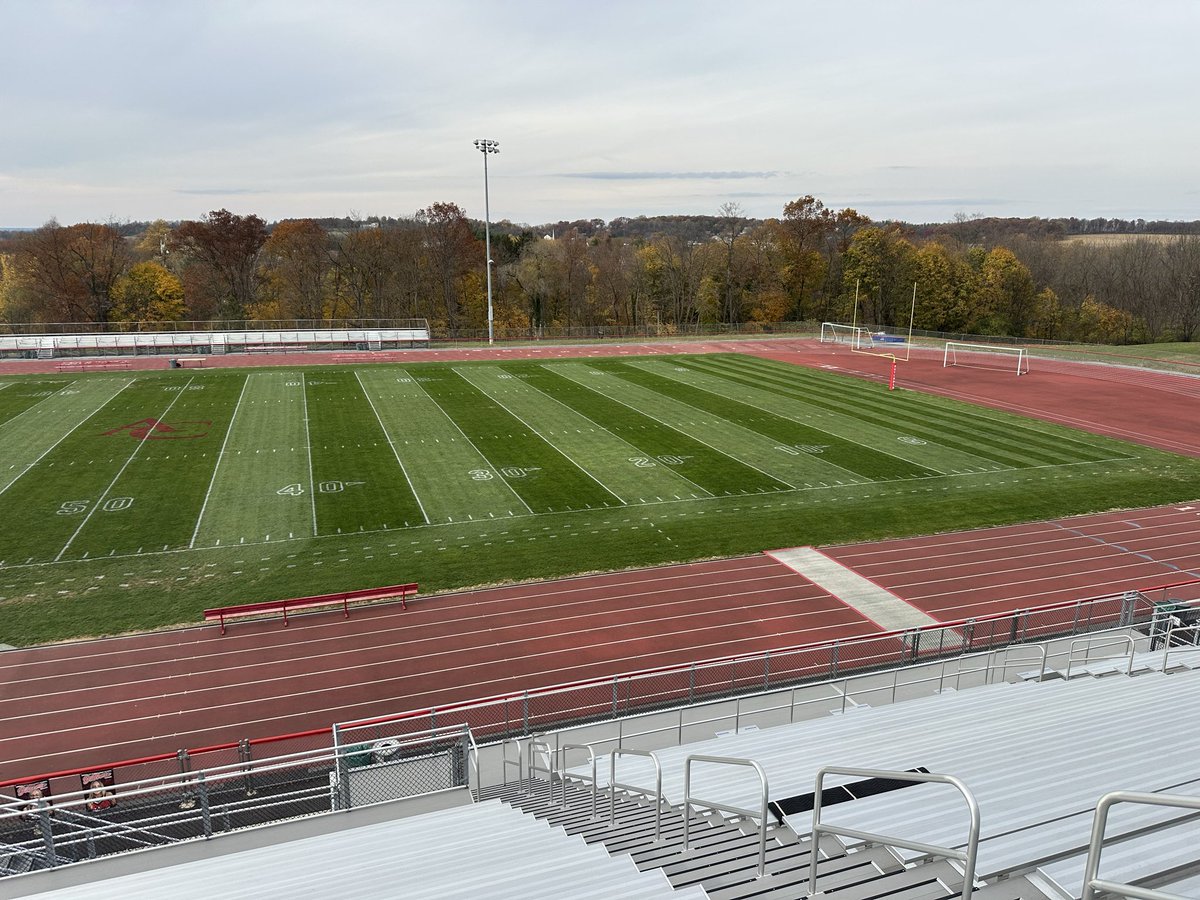 A-C maintenance has the stadium field looking great for some November football!  The Dutchmen host the Trinity Shamrocks @ 7:00 pm tonight in the <a href="/piaadistrict3/">PIAA District III</a> 3A semi-finals. Gates open at 5:30 pm and all tickets must be purchased online. Hope to see you tonight!  <a href="/FroggyValley/">Froggy Valley 100.1</a>