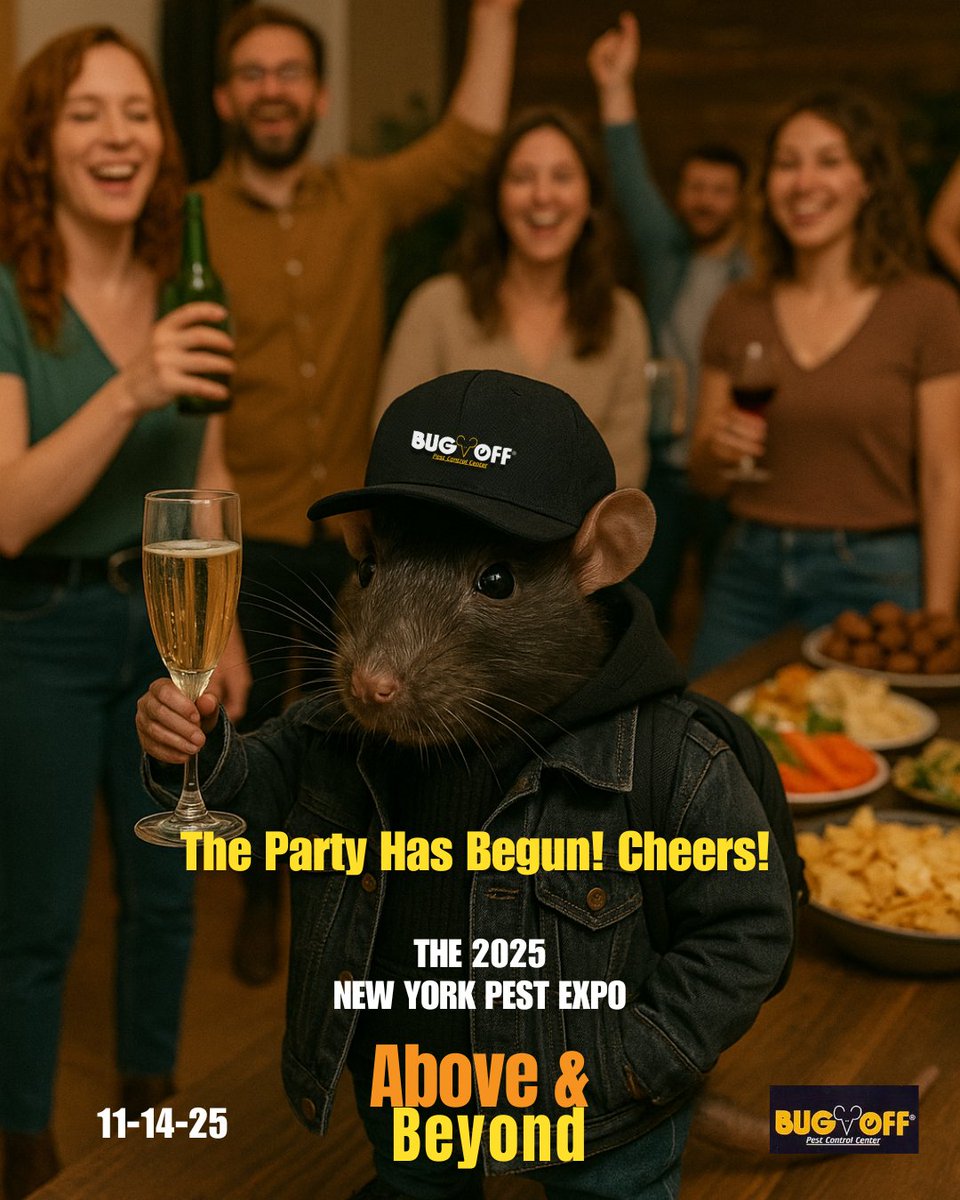 BugOffPest's tweet image. The Expo After-Party has begun!

Cheers! 🥂

#NewYorkPestExpo #BugOff #continuingeducation #pestmanagementprofessionals
