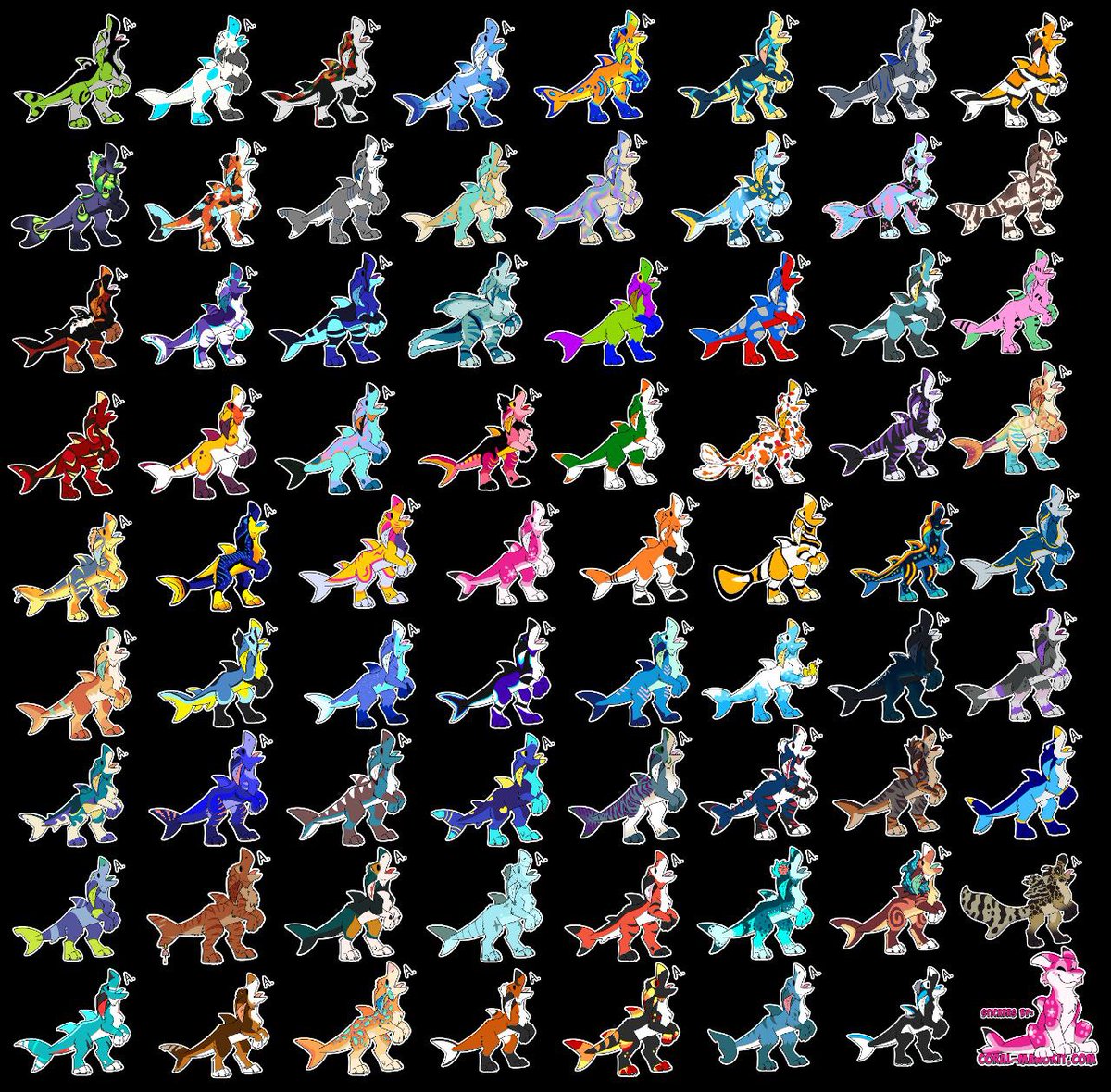 For about a year I've been making manokit telegram sticker packs and the A sticker is by far the most popular! Like if you see yourself! ( Coral-manokit.com if you want in on the sticker pack)