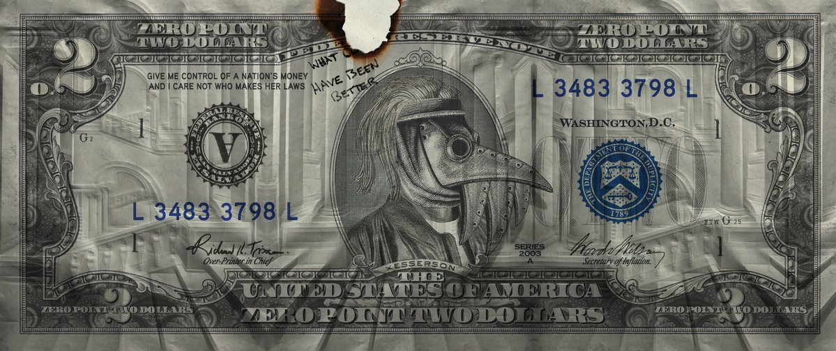 stakepool_'s tweet image. Give me control of a nation&apos;s money and I care not who makes her laws.

Look at those big teeth.

Printed by Cardano&apos;s own NFT OG proejct @OldMoneyNFT