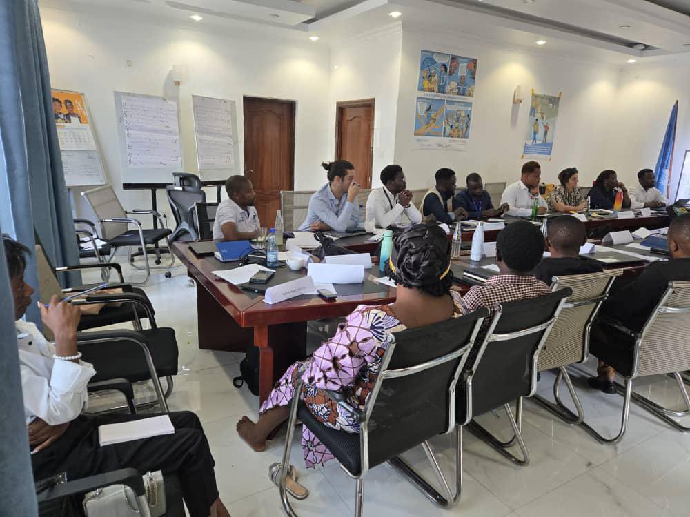womanpowerdrc's tweet photo. We’re proud to have joined the Optimizing Armed Actor Engagement for Protection Outcomes – Training of Trainers by @UNOCHA.
This training boosts our ability to protect civilians, especially women & girls in conflict zones.💪
#ProtectionMatters #WomenInAction #OCHA #Peacesecurity https://t.co/oZWh9NGDQI