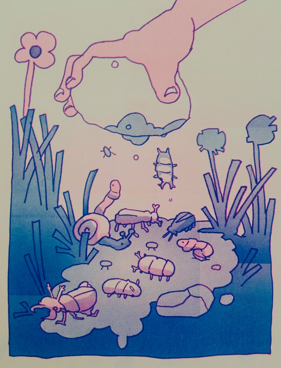 boxedsprouts's tweet photo. my risograph prints https://t.co/jxI4k0Wycf