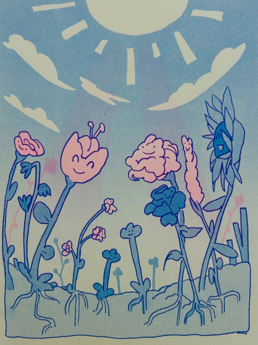 boxedsprouts's tweet photo. my risograph prints https://t.co/jxI4k0Wycf
