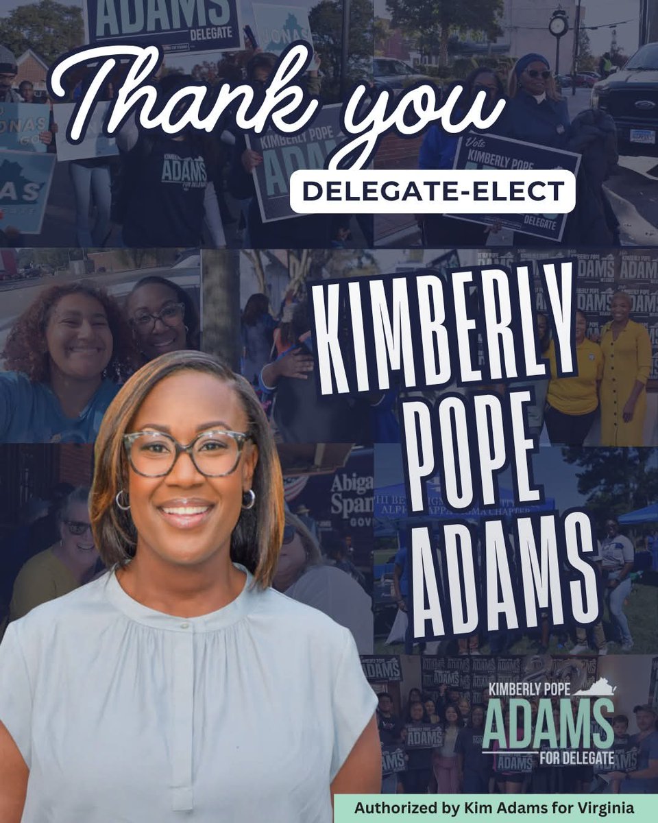 NatalieLShorter's tweet photo. The come back for my girl @kimadamsforva was really real!

Kim, you ran an amazing race, sis!
We are all very proud of you, and look forward to the good you will inevitably produce as Delegate.

Congratulations 🎊 

#EmergeVirginiaCohort #BWLC https://t.co/h4lHhMGE32