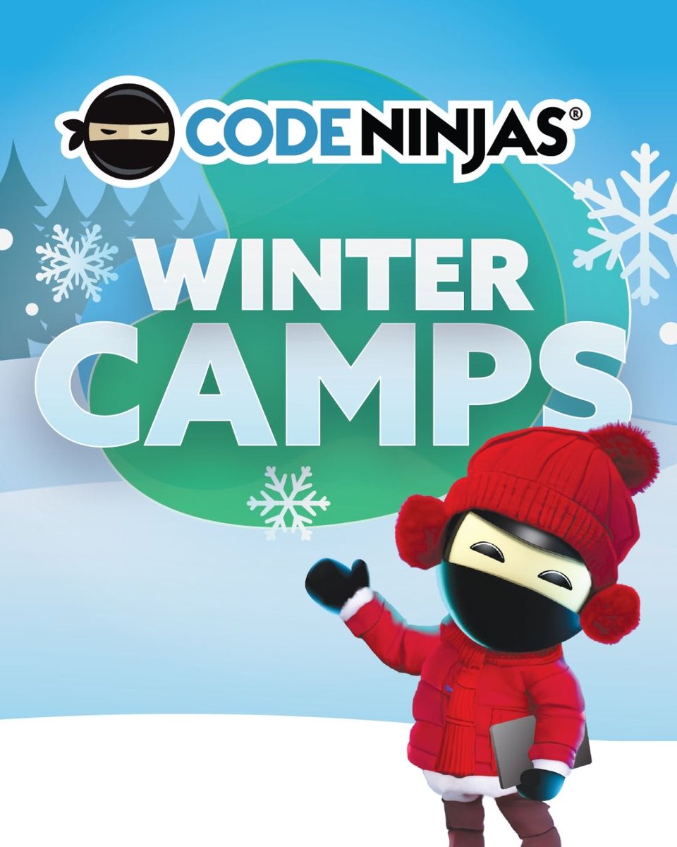 CodeNinjasBurl's tweet image. Winter break camps are here! ❄️

Turn your kid’s time off into something awesome. 
Click to see all our single-day camp descriptions for two age groups, 5-7 and 8+.

👉  codeninjas.com/burlington-on-…