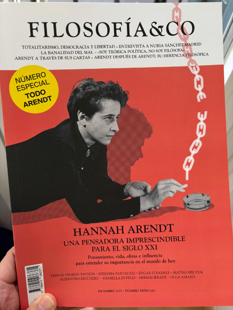 _filco's tweet image. 👉👉 El próximo número de la revista FILOSOFÍA&amp;amp;CO es especial: Todo Arendt

Número monográfico sobre Hannah Arendt, con grandes firmas que escriben sobre esta pensadora fundamental del siglo XX que es imprescindible para entender el XXI

El martes 11, en librerías