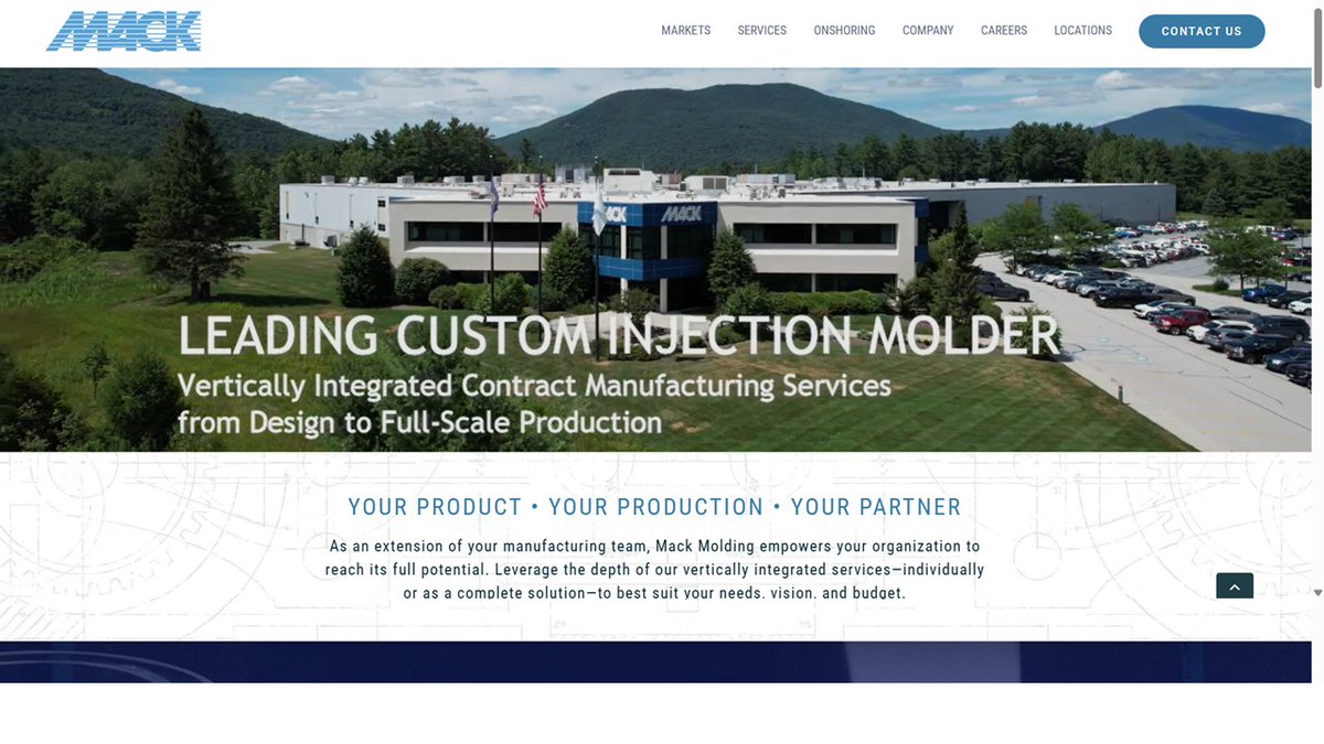 Our new website is live, offering a clearer view of our #PlasticInjectionMolding and #CM capabilities, our scale, &amp; our team. Whether you’re seeking a #MFG partner or exploring #Careers, it’s now easier to see what we do — and how we do it. Take a look → mack.com