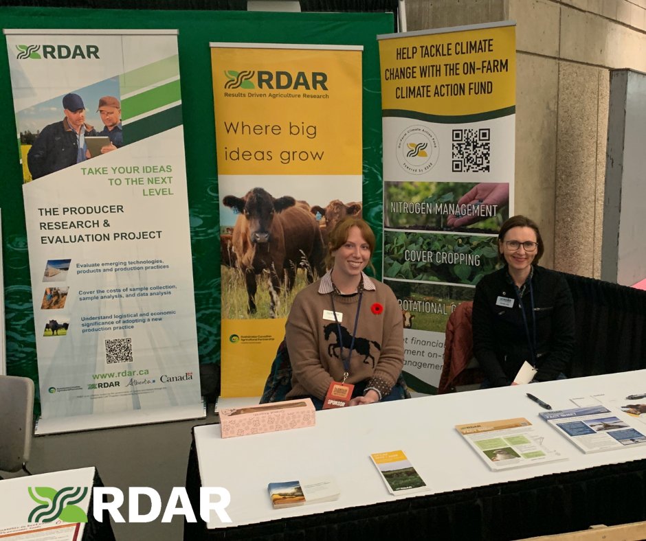 RDARAlberta's tweet photo. Heading to FarmFair? Swing by our booth! Let’s talk about producer funding and the ways RDAR can help move your farm research and innovation forward. We can’t wait to connect!
#FarmFair2025 #RDAR #AgResearch #ABAg https://t.co/P8iSTi2Xrl