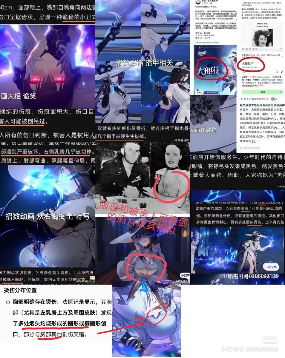 Vvi1176016's tweet photo. Chinese player have started to resist spontaneously after realizing the problems with Honkai: Star Rail's new character. Fans of miHoYo, please keep your eyes open and do not support the new characters that insult The Black Dahlia Case victims！！！！ https://t.co/5zBMM3CEa5