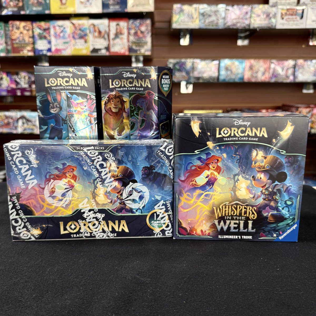 CoreTCG's tweet image. Friday releases!
▪️#onepiecetcg OP-13
▪️#lorcana : Whispers of the Well

Check prices on coretcg.com

#CoreTCG