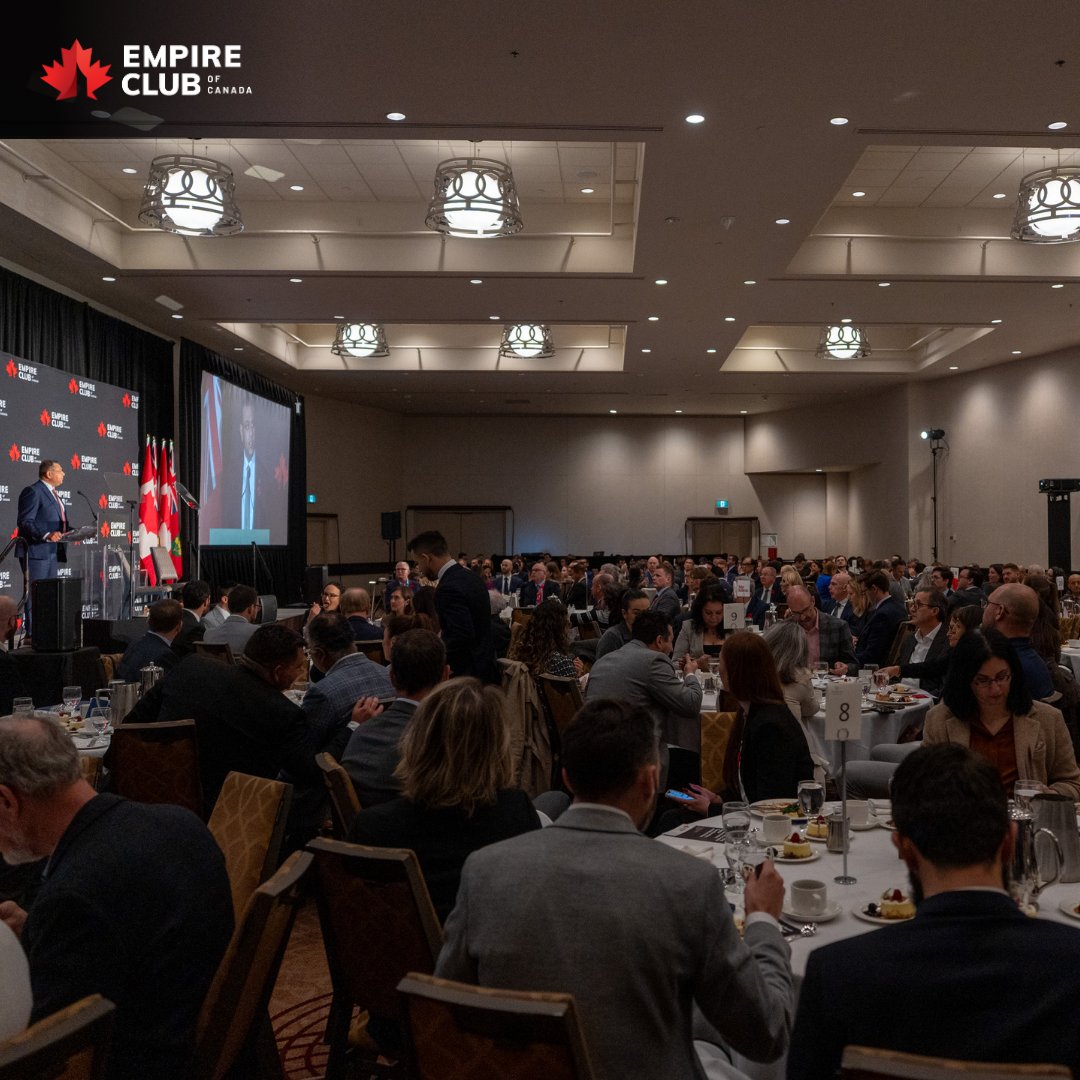 Empire_Club's tweet image. ICYMI | Yesterday, the Empire Club of Canada welcomed Hon. Doug Downey, Attorney General of Ontario

Watch the full event here: hubs.la/Q03Sd_ny0

Link to photo album: hubs.la/Q03SdTGS0

#DougDowney #AttorneyGeneral #OntarioCourts #OntarioJustice