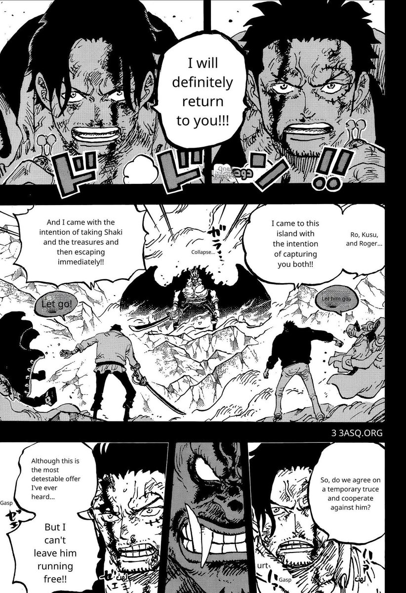 Quindecim_11's tweet photo. Garp is one of the most underrated characters in One Piece. He fought Rocks pirates alone, defeated Rocks alongside Roger, only used Haki and relied on his strength alone, defeated Shiki and was Rogers greatest rival and still doesn't get enough credit. 
Legendary🔥
#ONEPIECE1165 https://t.co/4KrYL25Izg
