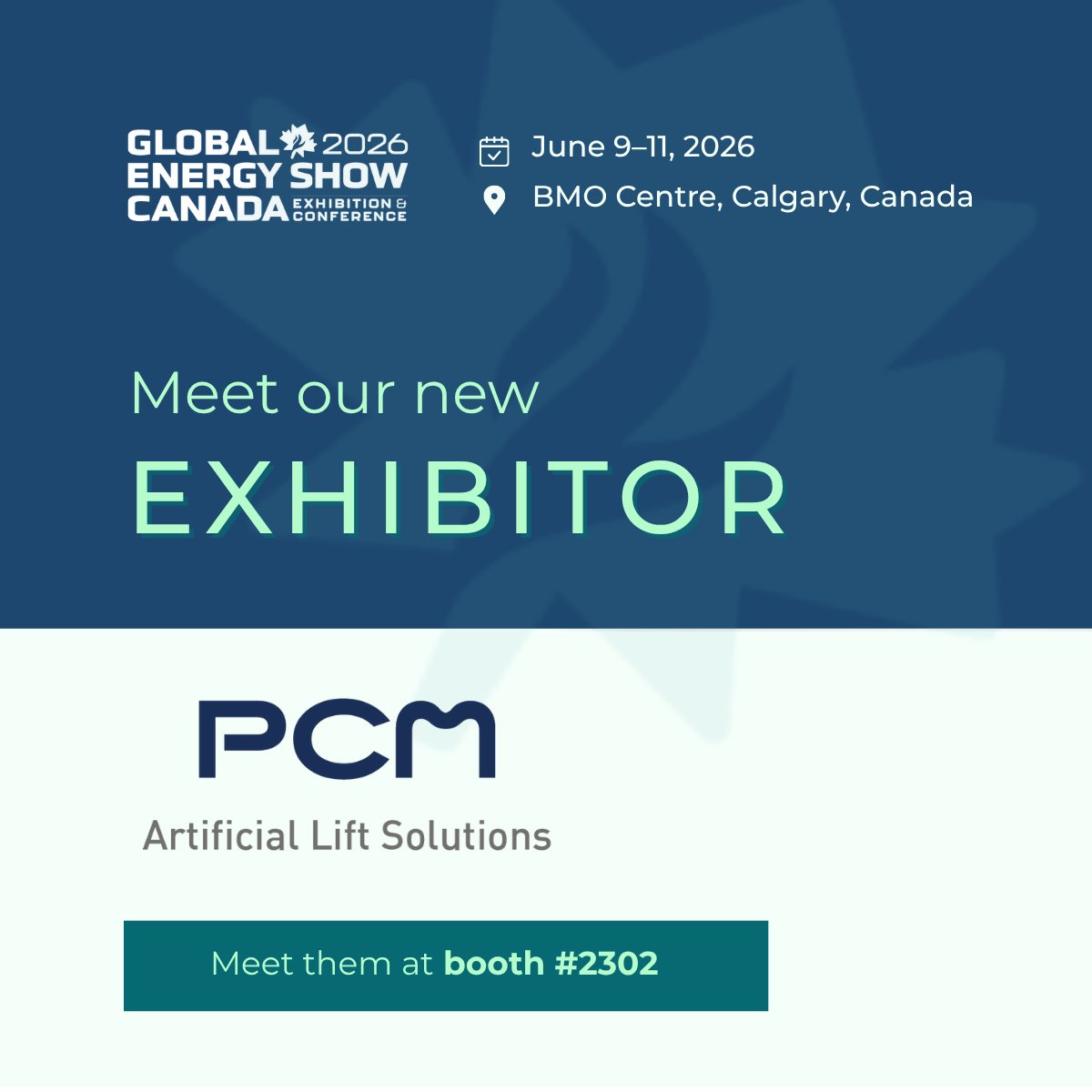 energy_show's tweet image. PCM Artificial Lift Solutions Inc. Joins Global Energy Show Canada! Operating in over 90 countries.

Secure your space or stay informed when registration opens:
globalenergyshow.com/forms/interest/

#GlobalEnergyShow #GESC26 #PowerSystems