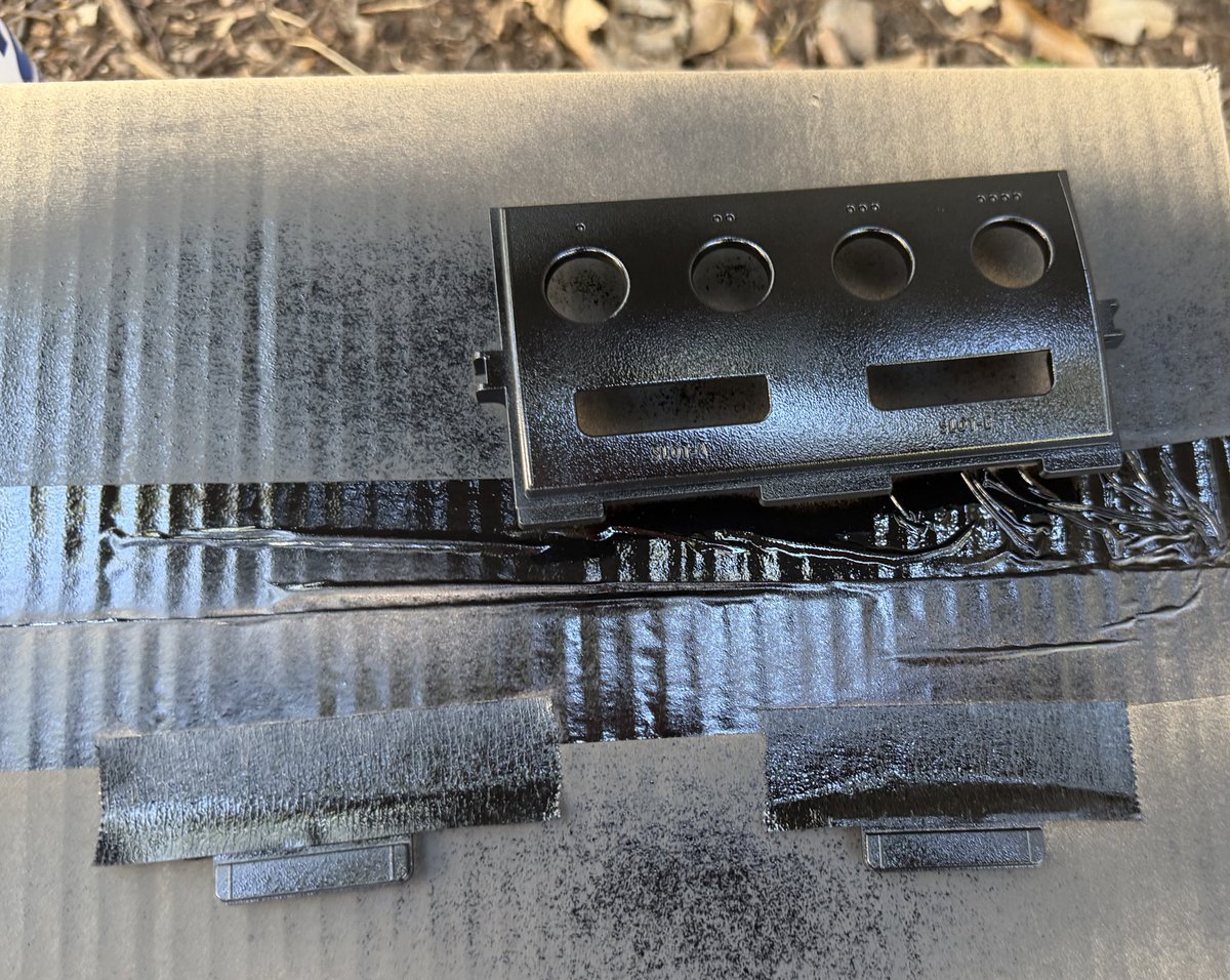 I don’t just design and manufacture replacement parts. Sometimes I just spray paint stuff in the backyard.