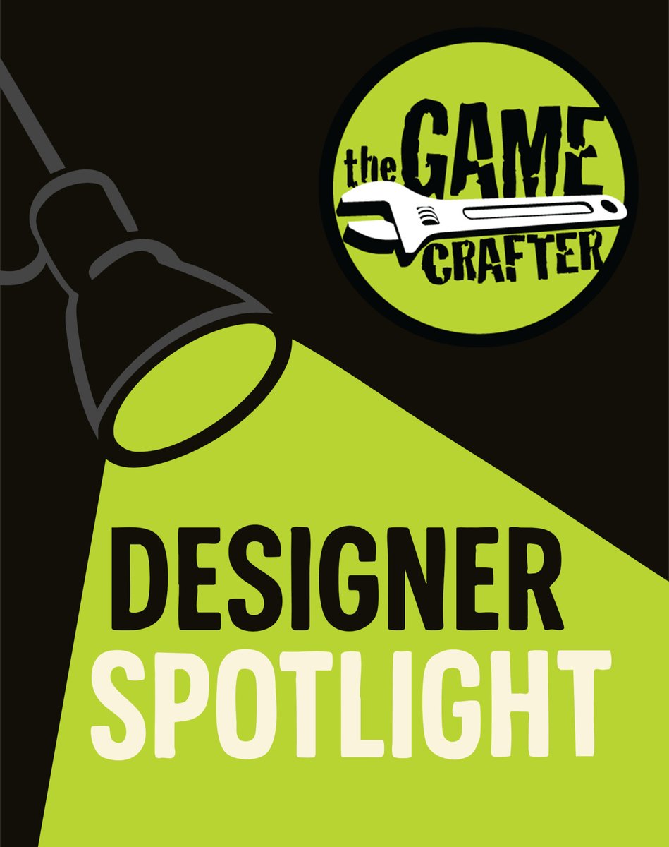 thegamecrafter's tweet image. For this Designer Spotlight, we are joined by a team, Eric &amp;amp; CC Hyland. We gave them our Spotlight questions, see what they had to say tumblr.com/tgcnews/799577…