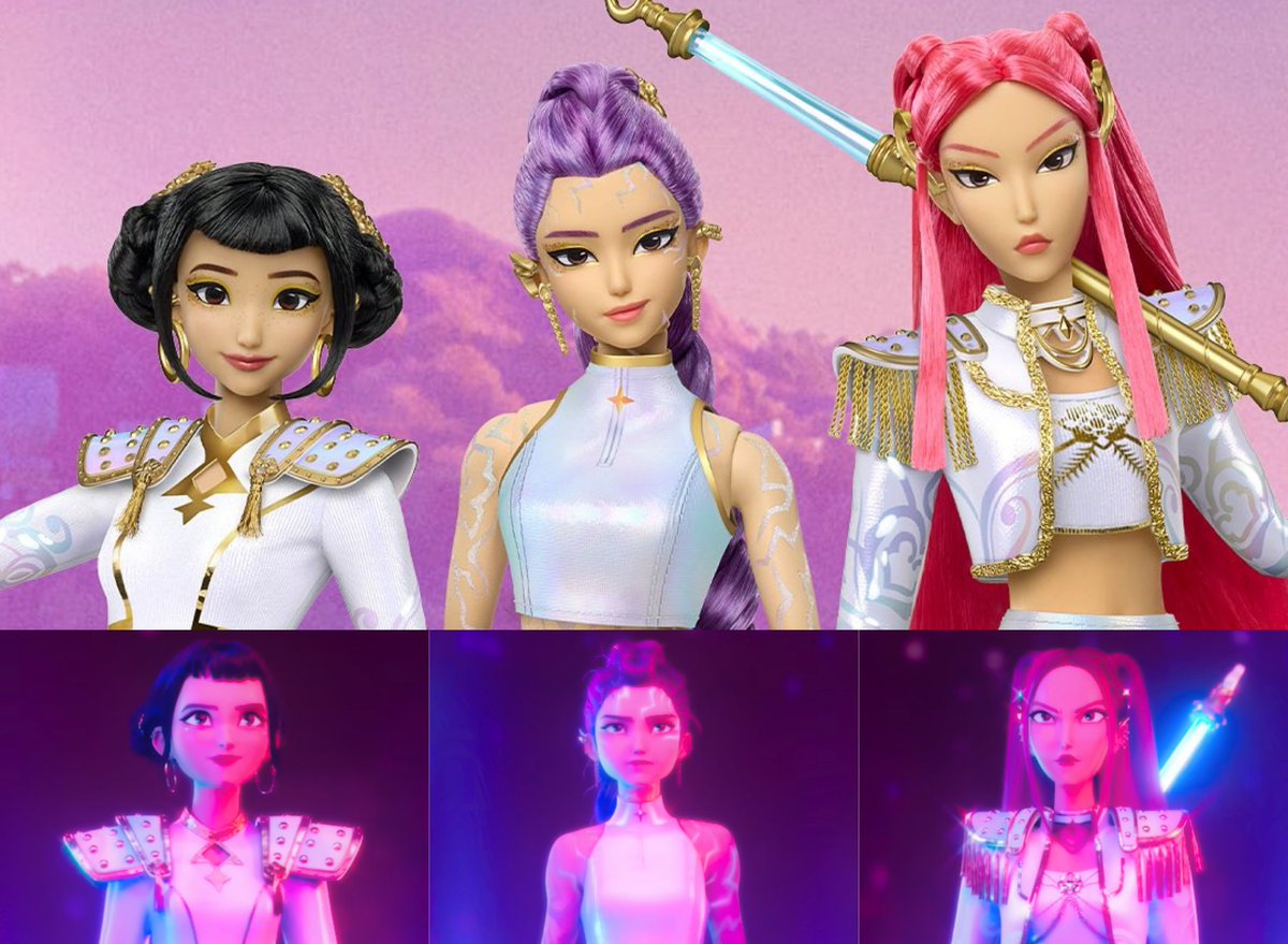First look at Mattel’s ‘KPOP DEMON HUNTERS’ dolls.

Releasing on November 12.