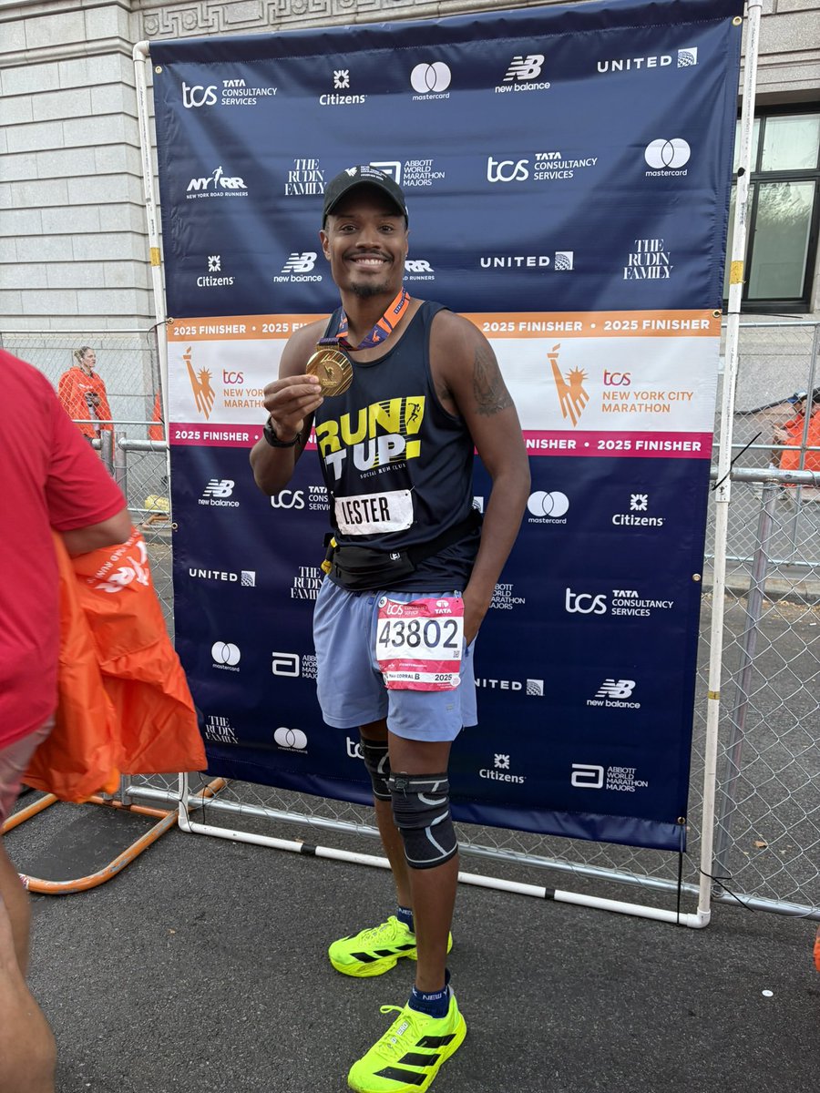 Jmoneylester's tweet photo. Ran the NYC Marathon this past weekend! Glory to God! I was apart of the world’s largest marathon in history with over 59,000 runners!! 

#tcsnycmarathon #NYRR https://t.co/pVSsCH1NDl