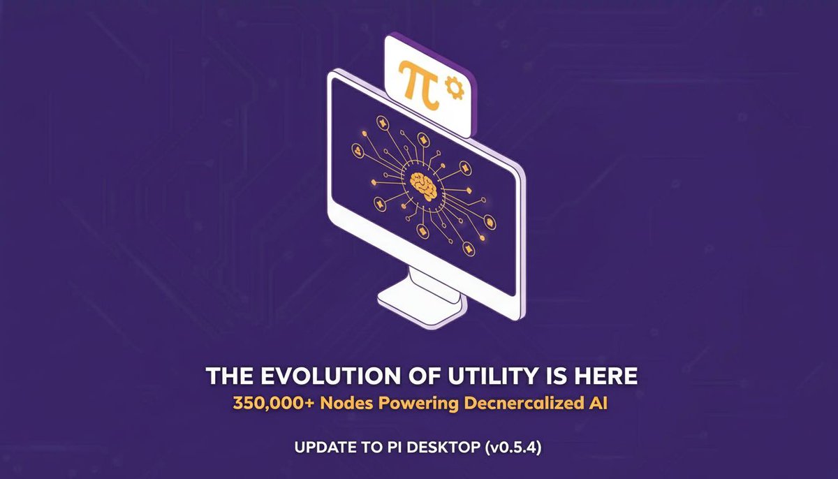okere_eberechi's tweet image. The evolution of utility is here. Pi&apos;s network of 350,000+ nodes is now being harnessed for complex AI tasks. Update to the new Pi Desktop (v0.5.4) and get your node ready to contribute to the decentralized AI revolution. #PiNetwork #AI #DecentralizedComputing