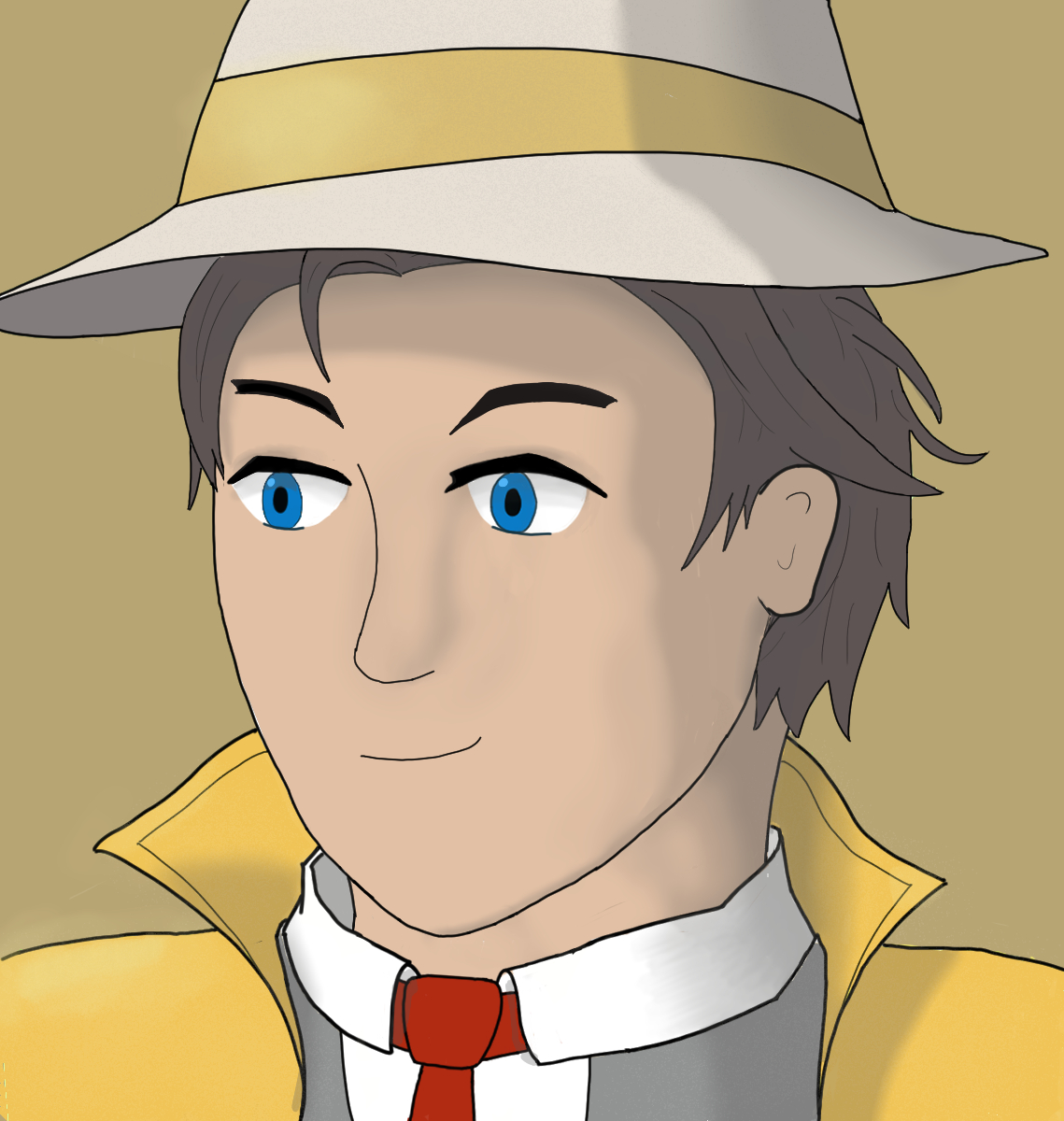 Not_a_Chocobo's tweet image. What's he smiling about? Probably the fact he doesn't look so silly this time #OctopathTraveler #OctopathTraveler2 #Partitio