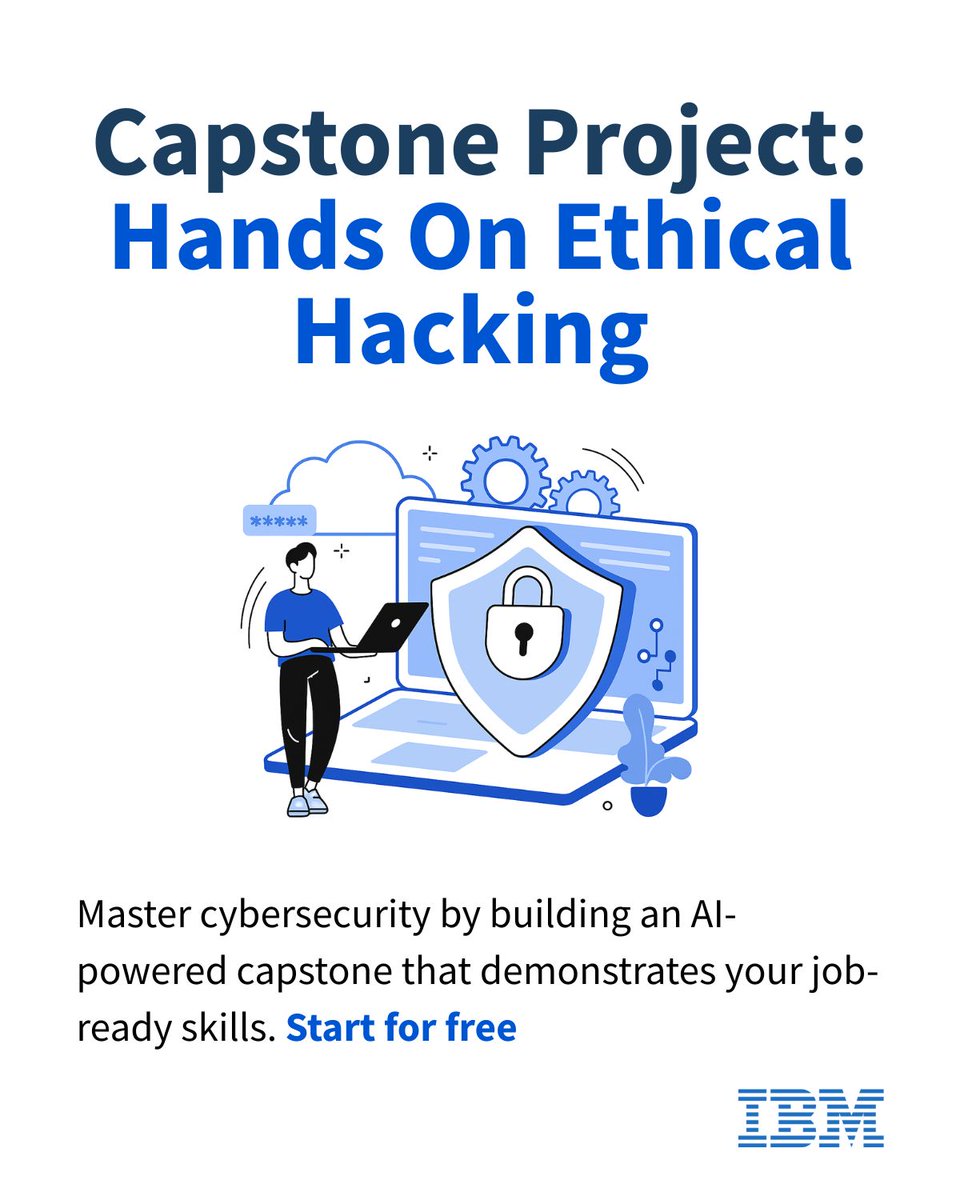 CognitiveClass's tweet image. Step into the role of both attacker and defender in this capstone and prove you can secure systems from every angle.

You will understand the strategies of hackers and build a full incident response package, and complete a portfolio-ready final report. Employers want proof of…