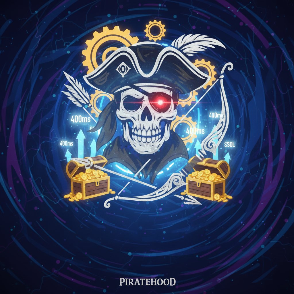 Piratehoodonsol's tweet photo. The 400ms Weekend Efficiency
While other chains clog up, $PirateHood's utility is executed in $SOL's 400ms blocks.
Speed is a competitive advantage, even on the weekend.
Full velocity, all the time.
https://t.co/rulrBYxiQC
https://t.co/z0YpoorK5u
#SolanaSpeed #Layer1 #BlockchainTech #CryptoEfficiency #PirateHood #Web3 #Performance #Innovation #Crypto #Finance