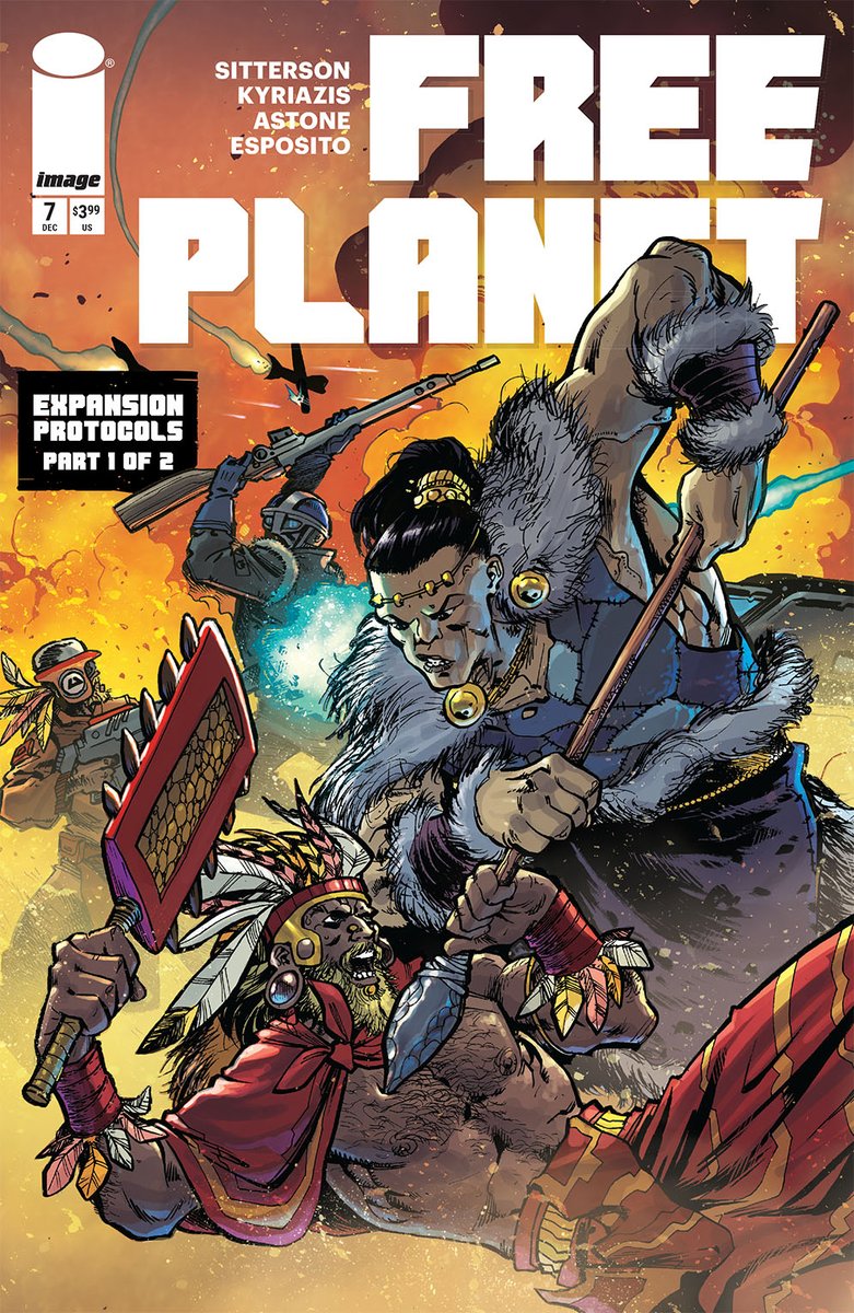 BuzzComics's tweet photo. Preview de Free Planet #7 par @AubreySitterson, @AstoneVittorio et Ilias Kyriazis chez @ImageComics #ImageComics #Comics #FreePlanet https://t.co/j2GqAaMD5T https://t.co/8txtWk3iso