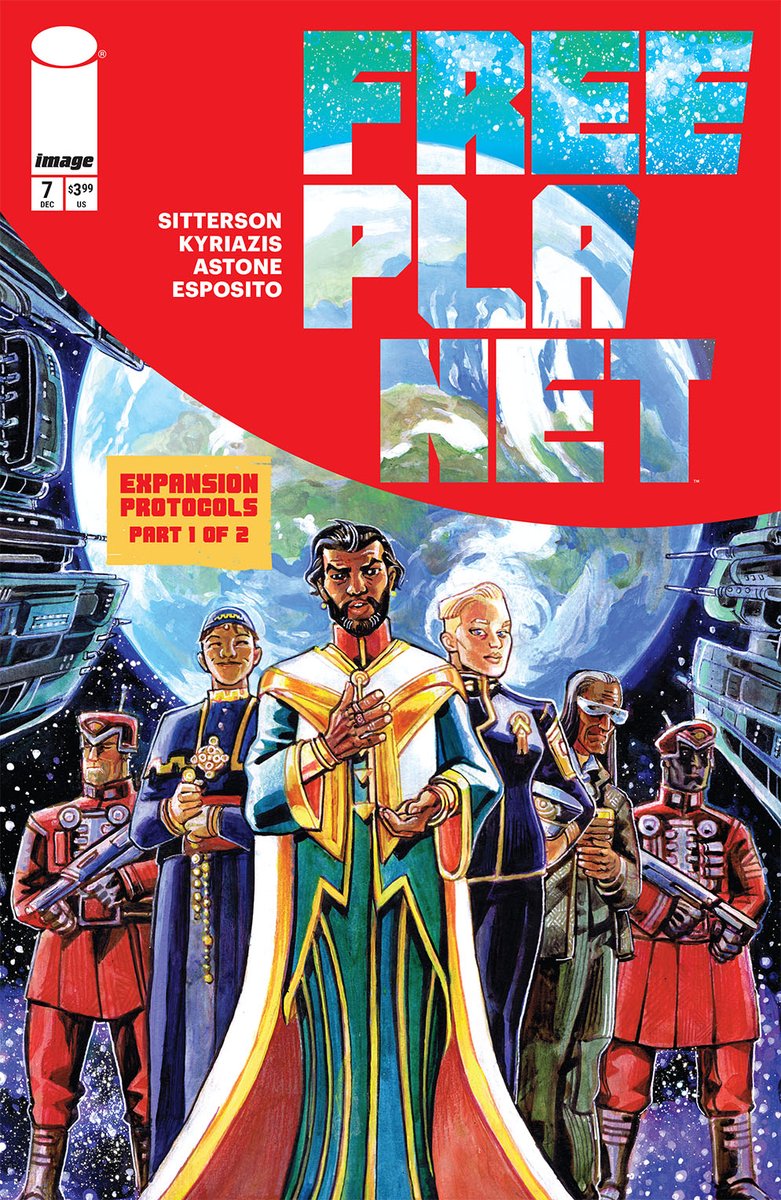 BuzzComics's tweet photo. Preview de Free Planet #7 par @AubreySitterson, @AstoneVittorio et Ilias Kyriazis chez @ImageComics #ImageComics #Comics #FreePlanet https://t.co/j2GqAaMD5T https://t.co/8txtWk3iso