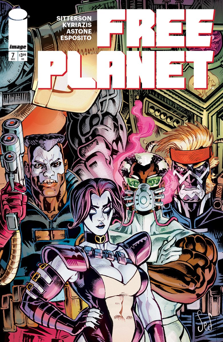 BuzzComics's tweet photo. Preview de Free Planet #7 par @AubreySitterson, @AstoneVittorio et Ilias Kyriazis chez @ImageComics #ImageComics #Comics #FreePlanet https://t.co/j2GqAaMD5T https://t.co/8txtWk3iso