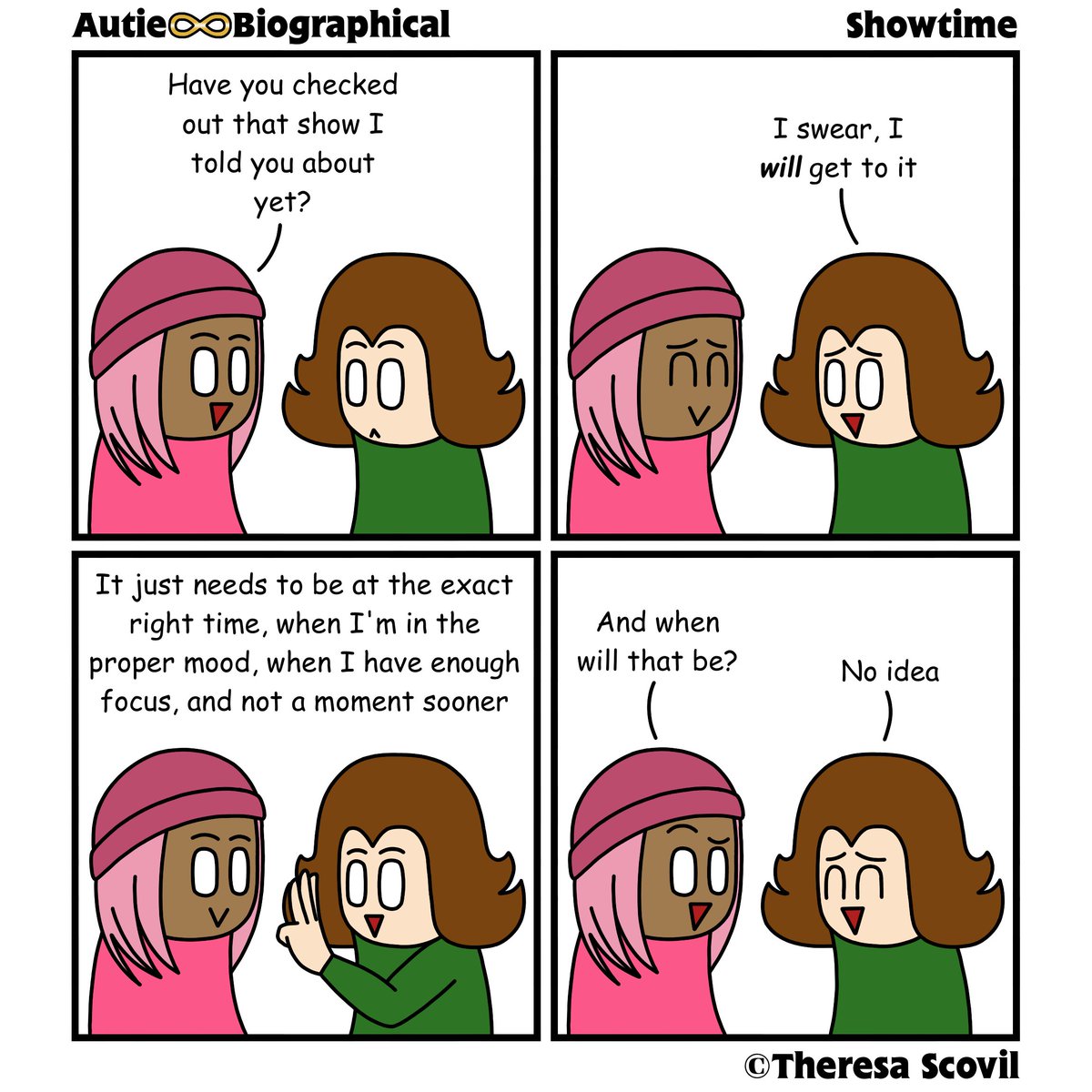 Teesy738's tweet image. I need to be in the perfect mindset to start a new show. I have to be ready for something that I&apos;ve never seen before, but once I get started I tend to binge watch.
#AutieBiographical
#ActuallyAutistic