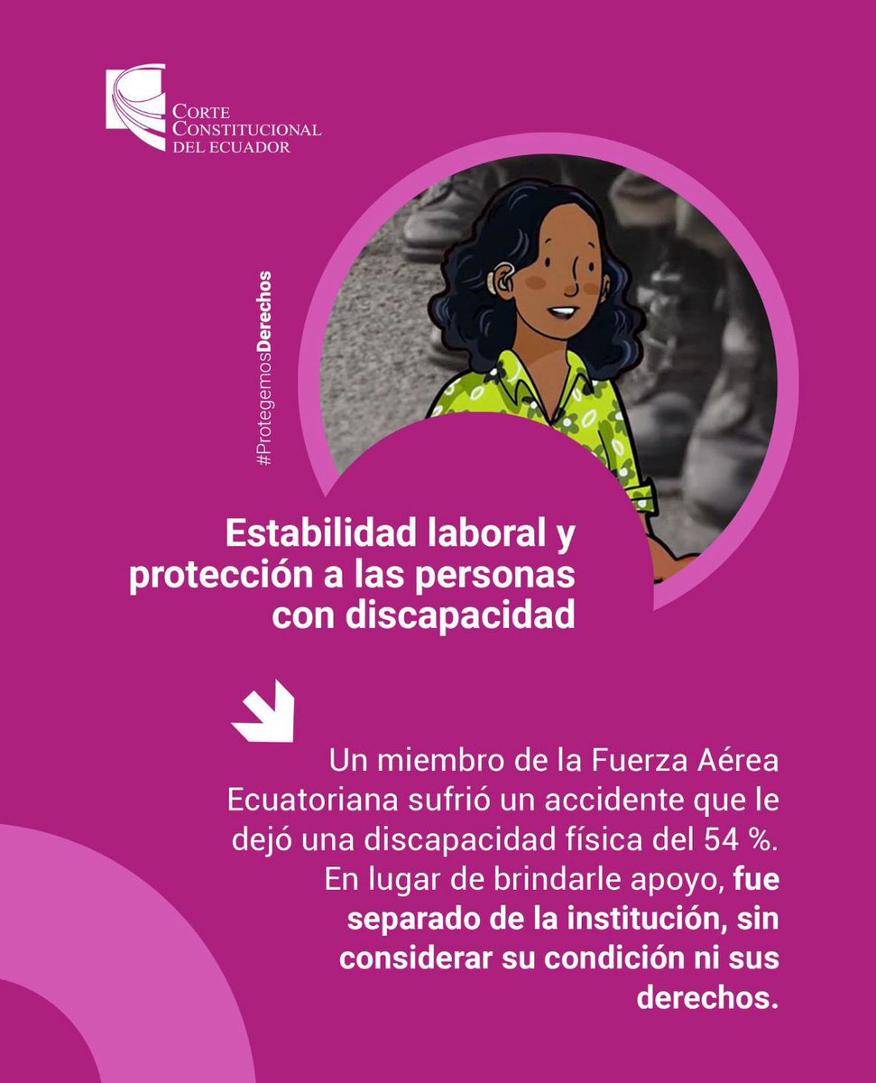 AdryelSomer's tweet photo. La inclusión laboral a personas con discapacidad no es una opción es un mandato constitucional. 

Es un principio a la no discriminación y atención prioritaria (Constitución art 35 y 330).

La ley protege su acceso, permanencia y remuneración con garantías superiores al régimen. https://t.co/G40eED64uN