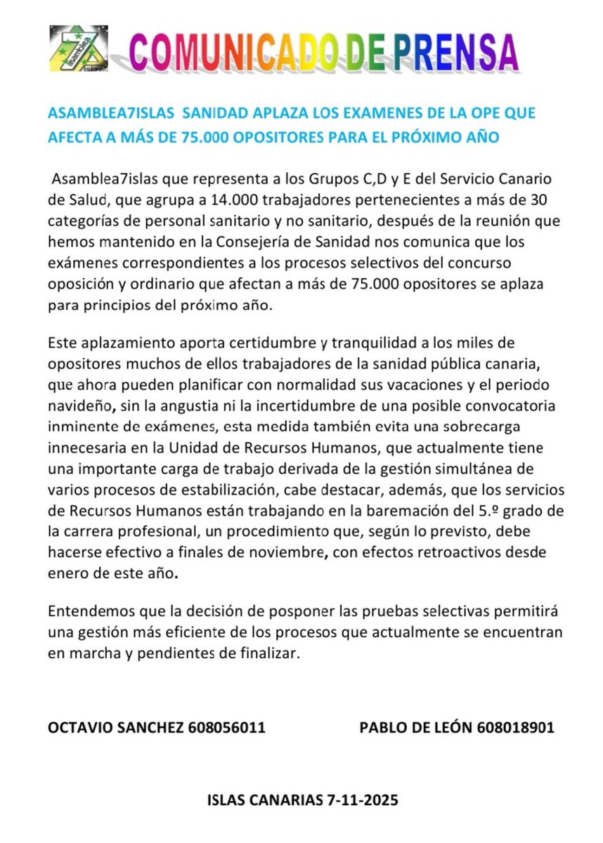 Asamblea 7 Islas (@asamblea7islas) on Twitter photo 