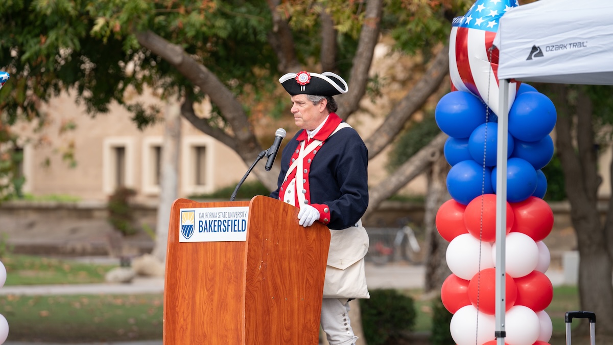 CSUBakersfield's tweet photo. The campus community celebrated and honored Veterans Day with a celebration πΊπΈ#CSUB is the first in @calstate system to partner with the @VFWHQ. Thank you to all the veterans who have served; We honor you! Learn more about CSUB's Veterans Success Center: https://t.co/B83Q7AD2po https://t.co/Adgwkxi0J2