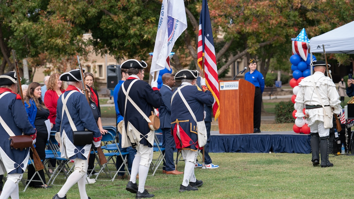 CSUBakersfield's tweet photo. The campus community celebrated and honored Veterans Day with a celebration πΊπΈ#CSUB is the first in @calstate system to partner with the @VFWHQ. Thank you to all the veterans who have served; We honor you! Learn more about CSUB's Veterans Success Center: https://t.co/B83Q7AD2po https://t.co/Adgwkxi0J2