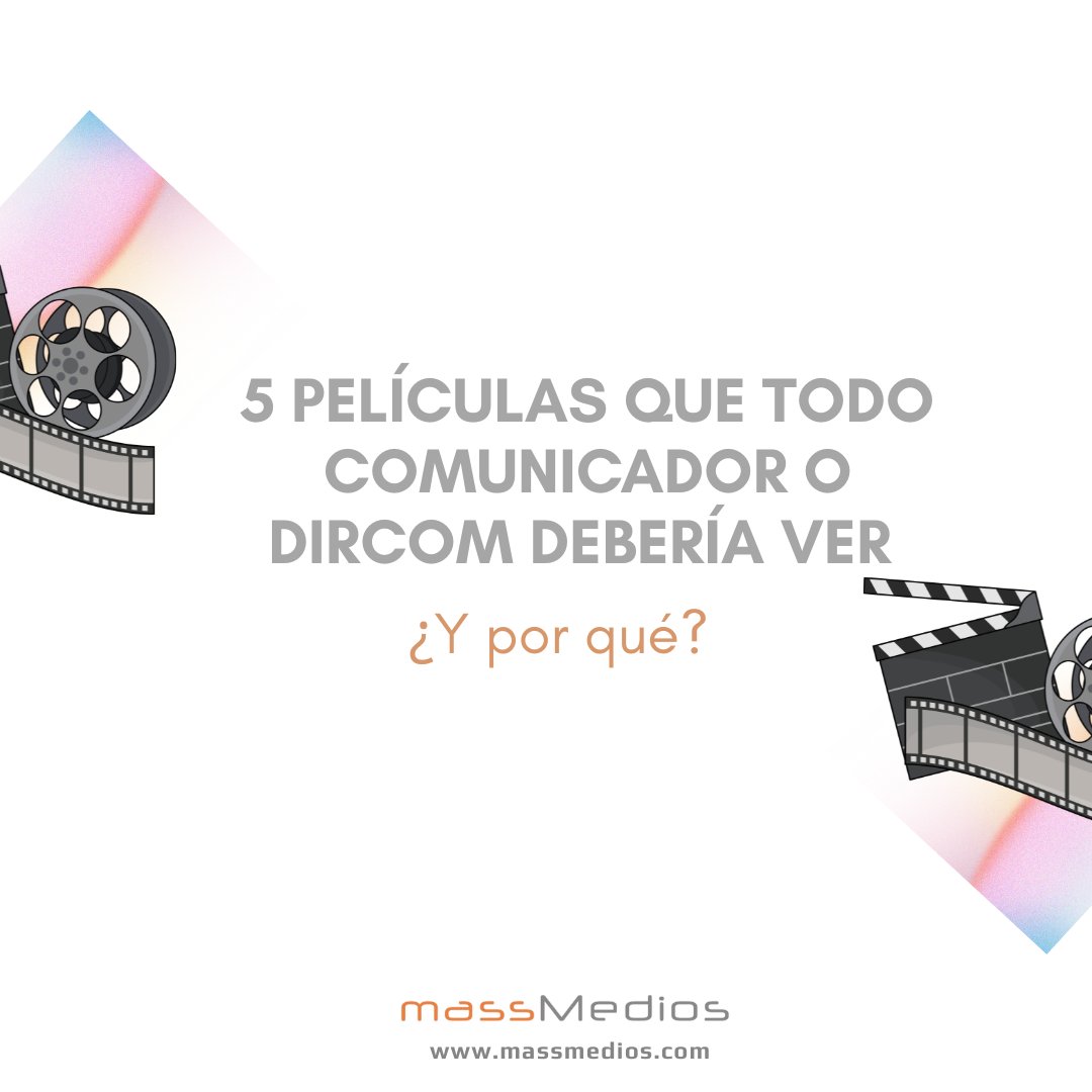 Mass Medios | La comunicación se entiende mejor cuando se observan las narrativas en acción.

Compartimos 5 películas clave para DirCom: poder, silencio, reputación y decisión.

El análisis completo en nuestro LinkedIn.

 |Monitoreo de Medios|

#MonitoreoDeMedios
#FreePress