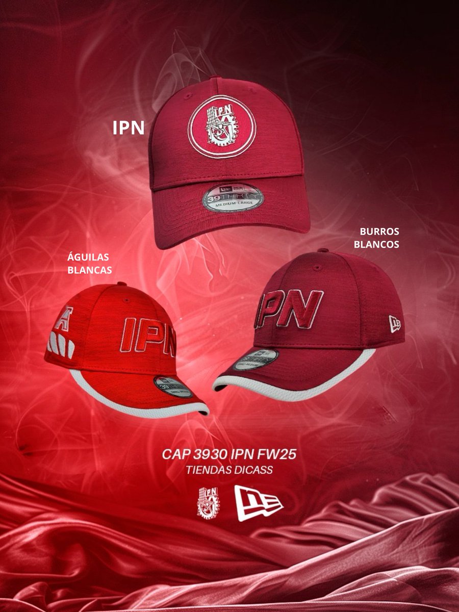 ¡Qué se escuche fuerte el HUÉLUM!
NEW ERA CAP 3930

Disponible solo en tiendas DICASS.
👉 dicass.com.mx/categoria/ipn/

#NewEraMéxico #Gorras #IPN
#politecnico  #huelum #aguilasblancas #burrosblancos