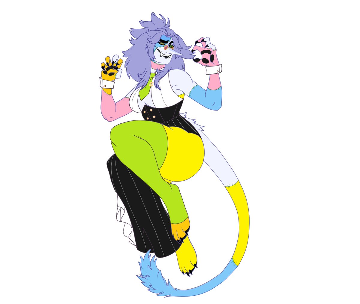 cosmicKarcass's tweet image. I ended up doing multiple colors anyway for my Addisona jhgfjhf 
I can&apos;t help it, I love Frankenstein&apos;s monster/patchwork stuff 
They sell horror movies and ghost/cryptid hunting equipment!
#deltarunefanart #addisona #addison