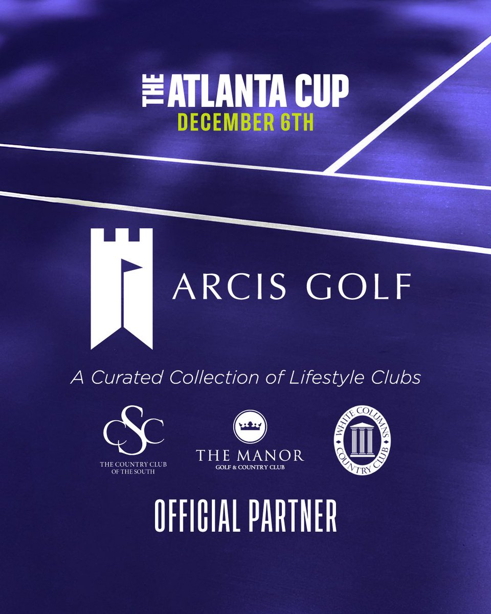 TheAtlantaCup's tweet photo. A very special - Thank You - to all these 2025 Atlanta Cup Partners for your part in bringing the Atlanta tennis community together to celebrate the game we love with the people we love ❤️ 

Game. Set. Atlanta Cup 🏆🎾 https://t.co/2yxdNGycIZ