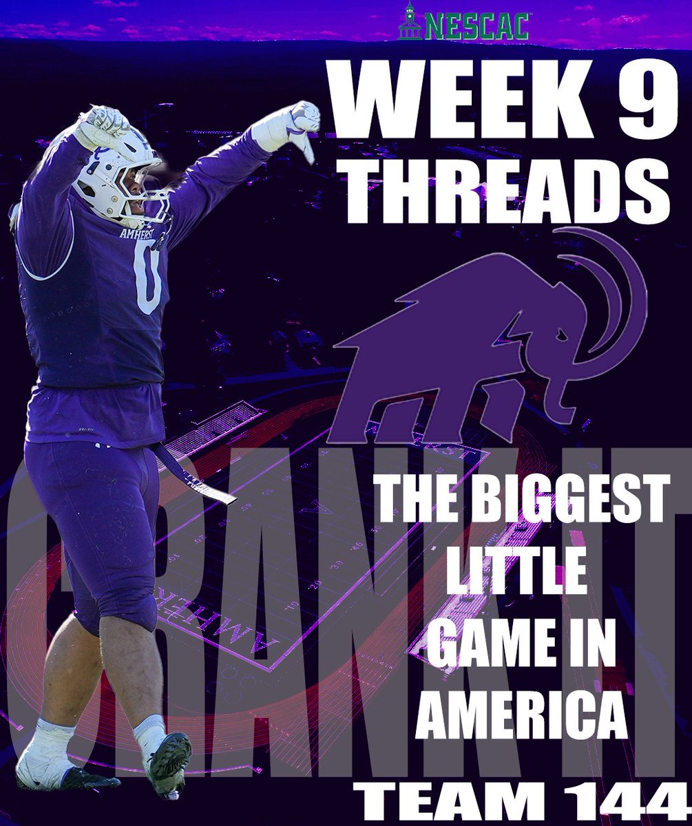 THE BIGGEST LITTLE GAME IN AMERICA 
WEEK 9 THREADS ‼️‼️

#CRANKIT #TEAM144 #fAmily