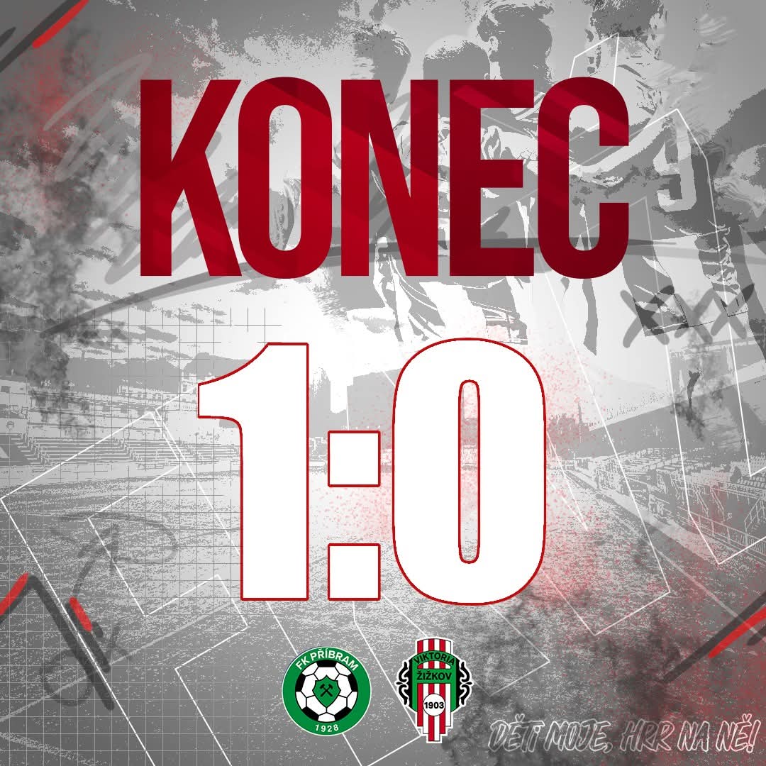 Ani ve druhé půli se nám Melichara překonat nepodařilo a z Příbrami se tak vracíme bez bodů ⚽️

#PRIZIZ   #final