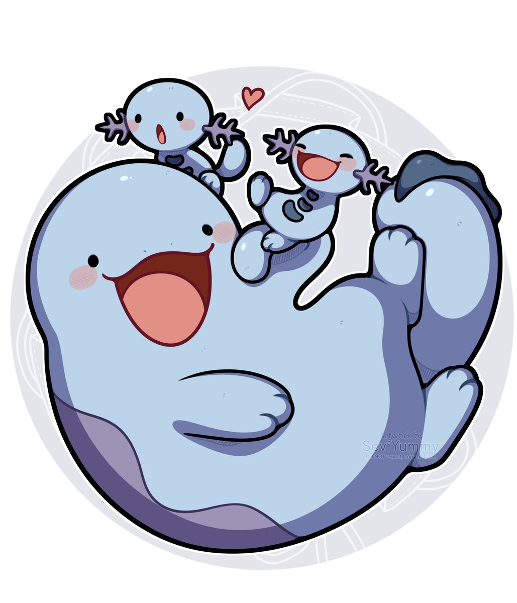 Quagsire and Wooper 💙