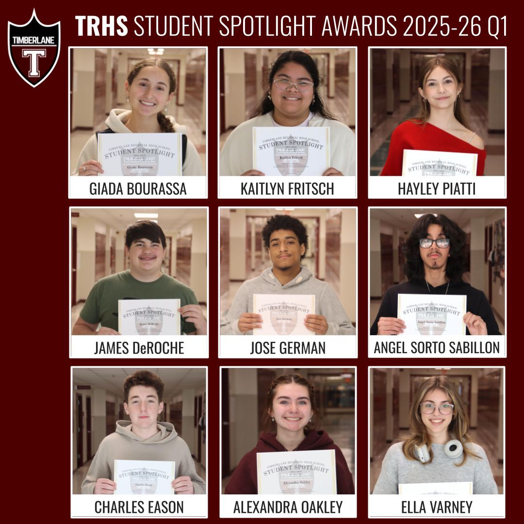 Congratulations to our Quarter 1 Student Spotlights! These students have exemplified what it means to be an OWL this quarter. These students...

O - Offer their best
W - Work Cooperatively
L - Live Responsibly
S - Speak and Act Respectfully

Congratulations, Owls!